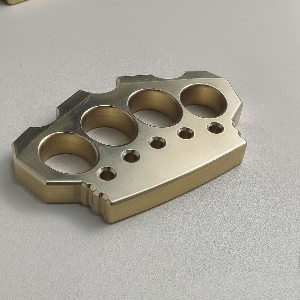 Solid Brass Knuckle Duster Defense Boxing Emergency Window Breaking Grappling Fighting EDC Tool - Image 6