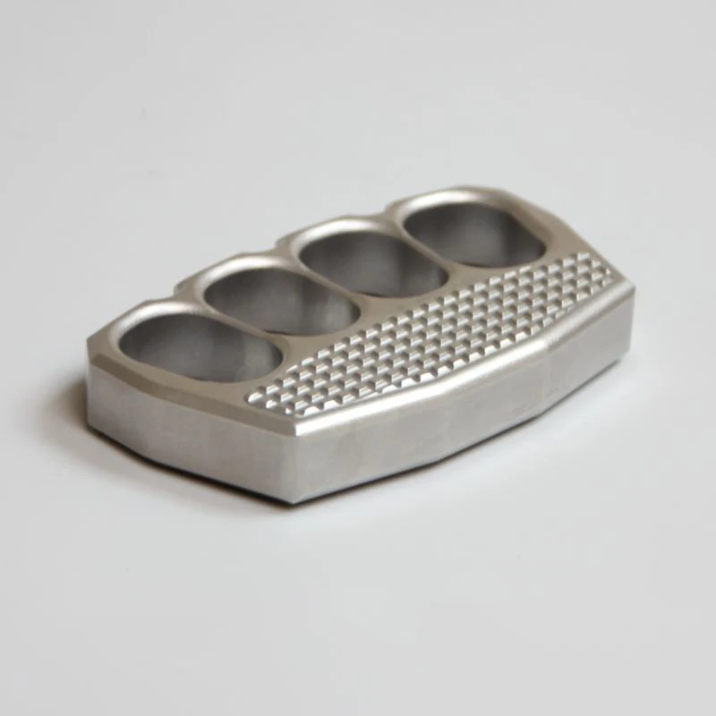 Thickened Steel Knuckle Duster Non-slip Self-defense EDC Tool - Image 7